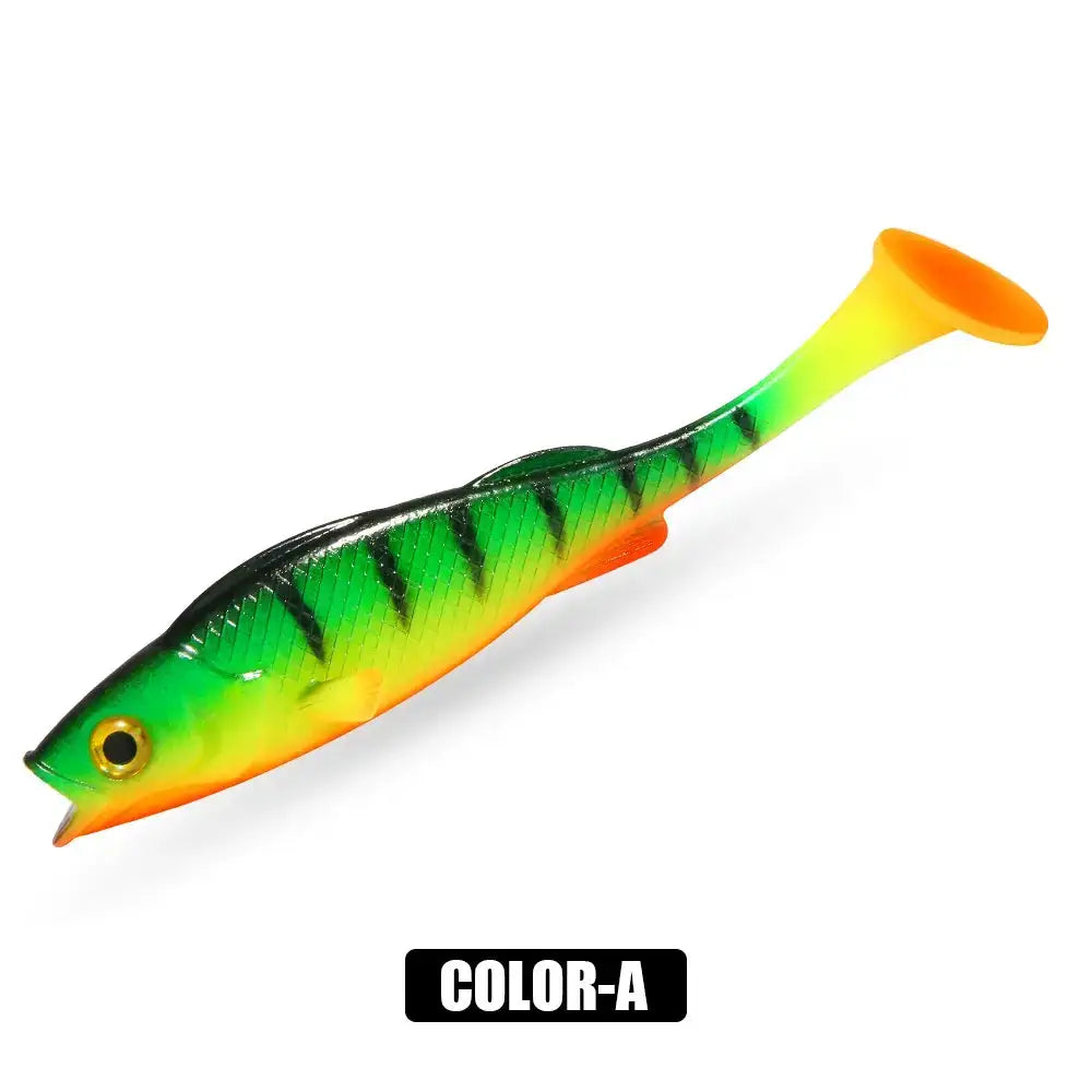 Spinpoler Vigour Perch Shad Soft Swimbait Fishing Lure 7cm/11cm/14cm For Pike Zander Bass Paddle T Tail Pesca Fake Fish Lurre-Ninja Market