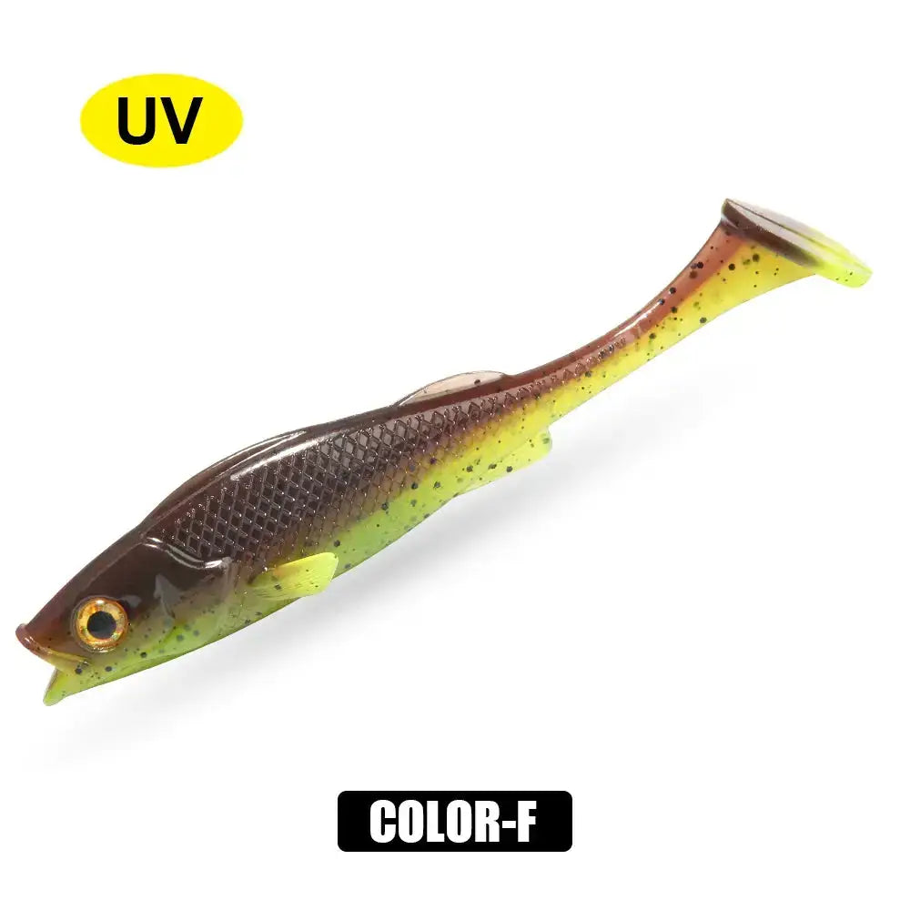 Spinpoler Vigour Perch Shad Soft Swimbait Fishing Lure 7cm/11cm/14cm For Pike Zander Bass Paddle T Tail Pesca Fake Fish Lurre-Ninja Market