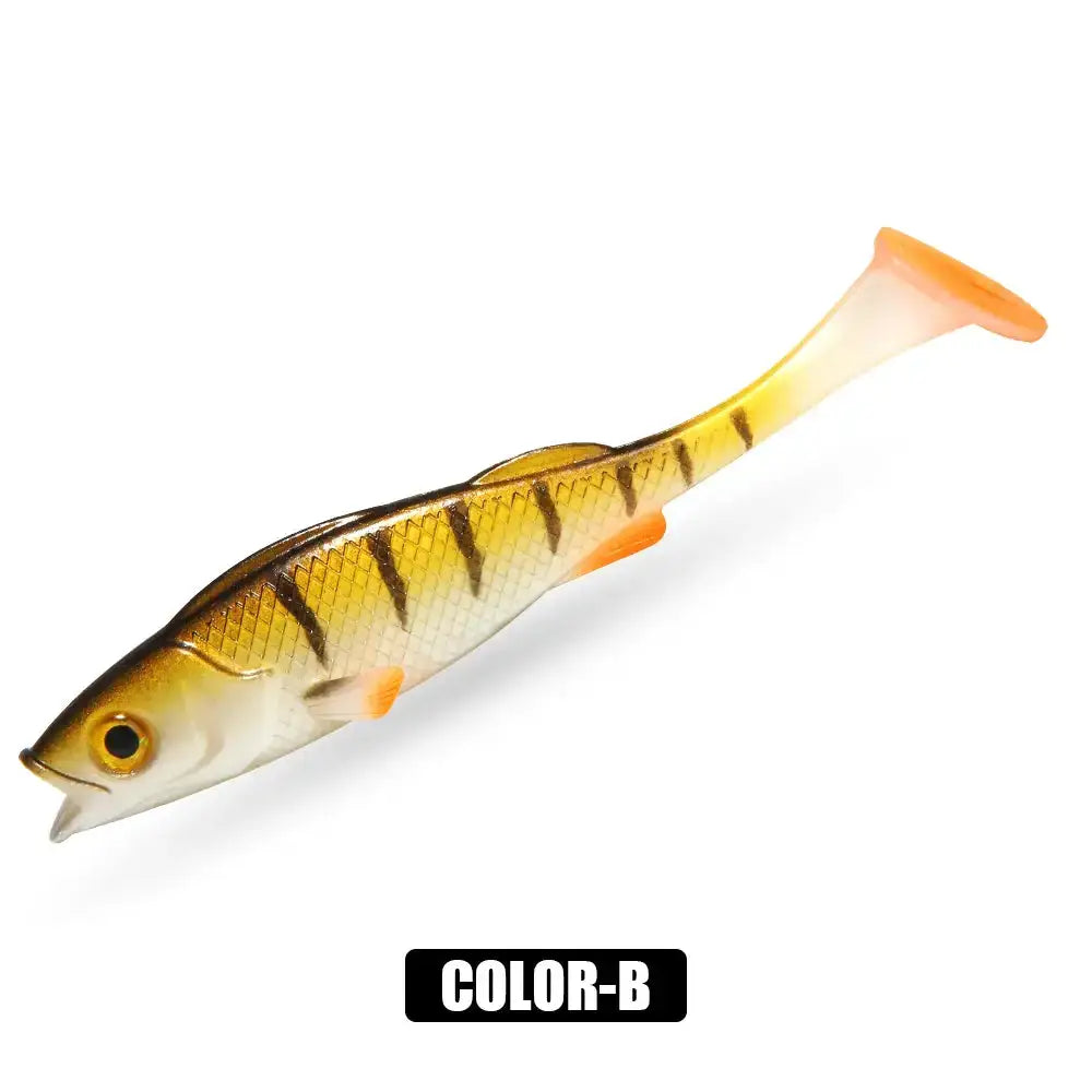 Spinpoler Vigour Perch Shad Soft Swimbait Fishing Lure 7cm/11cm/14cm For Pike Zander Bass Paddle T Tail Pesca Fake Fish Lurre-Ninja Market